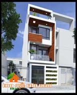 Chiêm ngưỡng mặt tiền nhà ống 3 tầng đẹp diện tích 4x15m