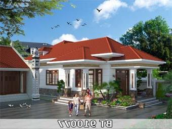Design of L-shaped villa BT910077