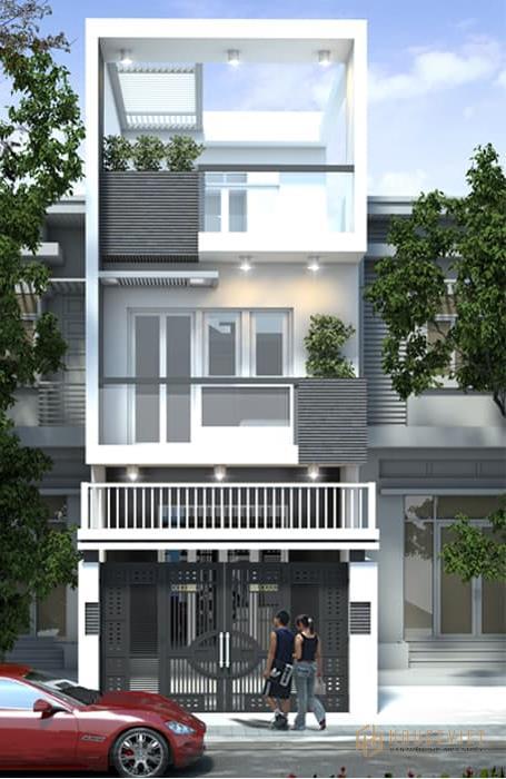 Thiết kế nhà 3 tầng 4x15