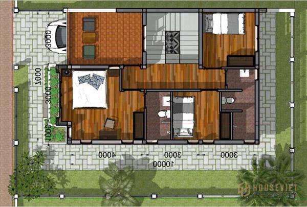 Bản vẽ nhà 7x10m