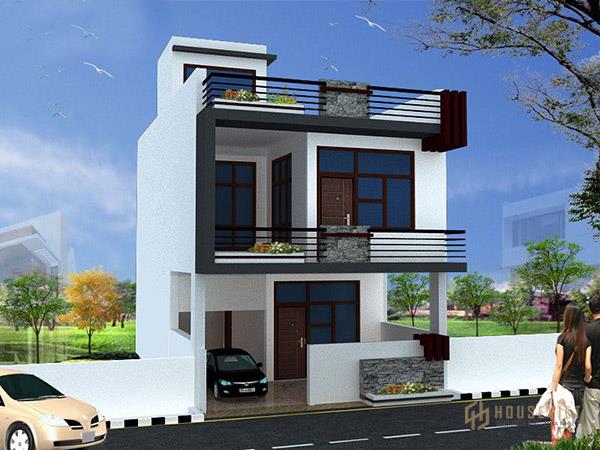 Mẫu thiết kế nhà 2 tầng đẹp đơn giản