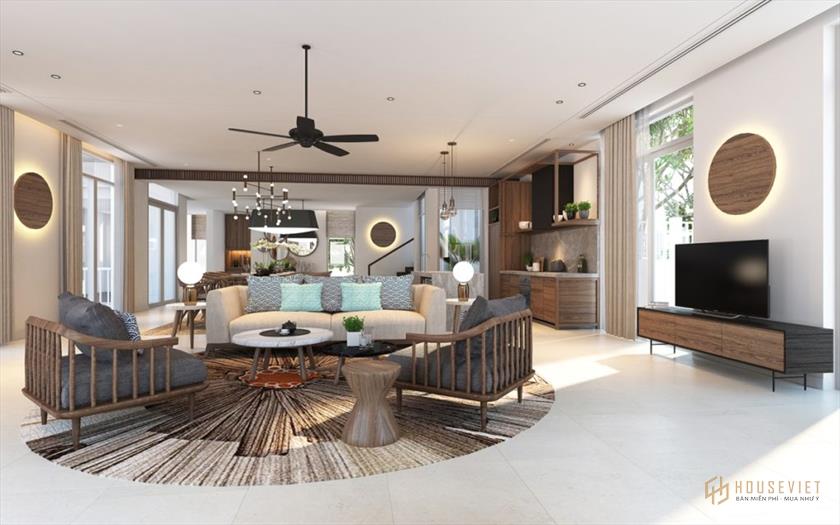 Tiêu chuẩn thiết kế phòng khách biệt thự