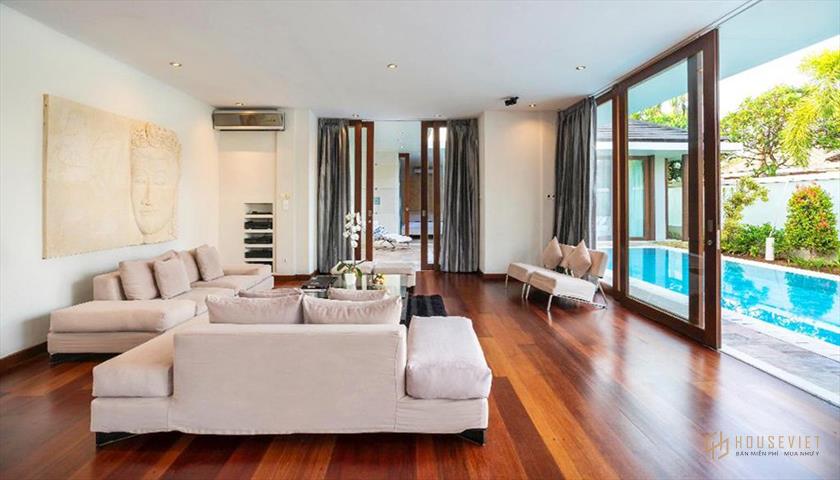 thiết kế phòng khách biệt thự hiện đại