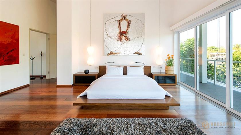 Phòng ngủ chính mang đến sự an ninh và riêng tư cho người sử dụng