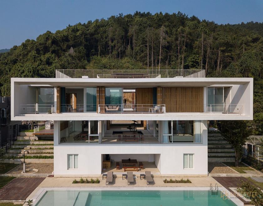 Yếu tố sơn và thủy vô cùng quan trọng trong phong thủy biệt thự.