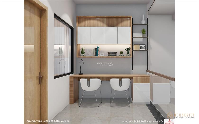 Góc học tập được trang trí đẹp mắt chỉ cần nhìn thôi đã thấy thích rồi