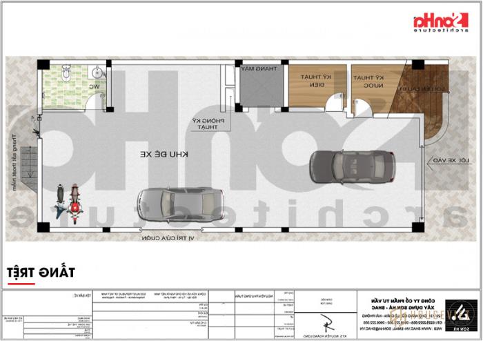 Bản vẽ mặt bằng công năng chi tiết mặt bằng công năng khách sạn tân cổ điển 3 sao tại Vũng Tàu 