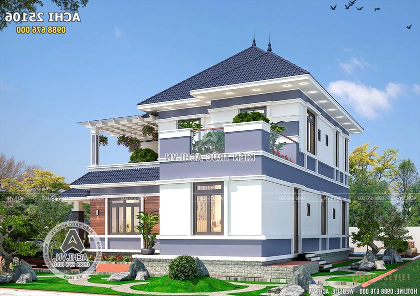 Một góc nhìn của mẫu thiết kế nhà mái thái độc đáo và ấn tượng theo phong cách Nhật Bản