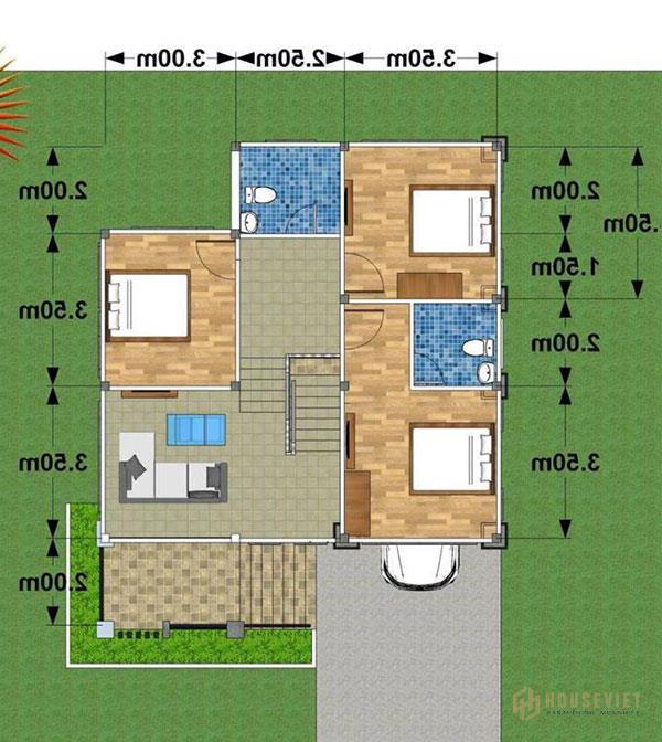 Bản vẽ nhà có tầng hầm