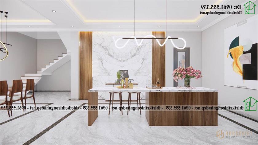 Mẫu Biệt Thự 3 Tầng Mái Nhật 11x19m Tại Ninh Bình Ndbt3t30