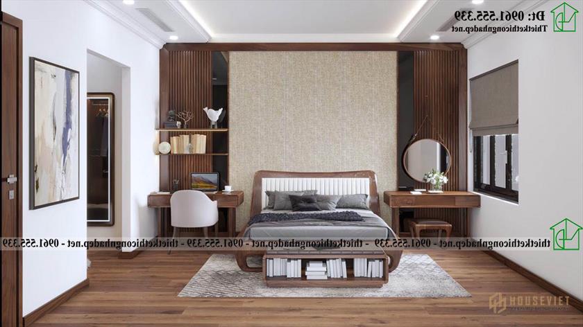 Mẫu Biệt Thự 3 Tầng Mái Nhật 11x19m Tại Ninh Bình Ndbt3t30