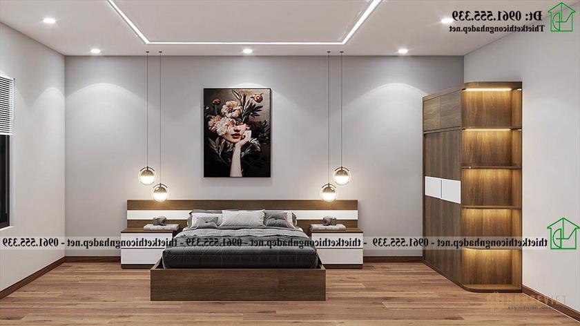 Mẫu Biệt Thự 3 Tầng Mái Nhật 11x19m Tại Ninh Bình Ndbt3t30