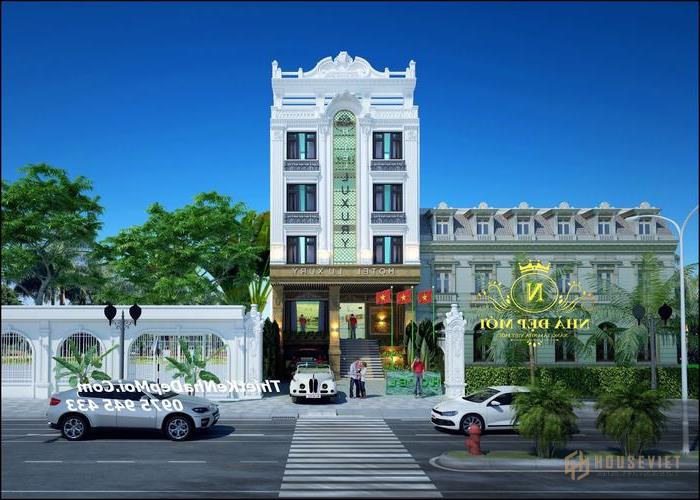 Thiết kế khách sạn tân cổ điển 6 tầng