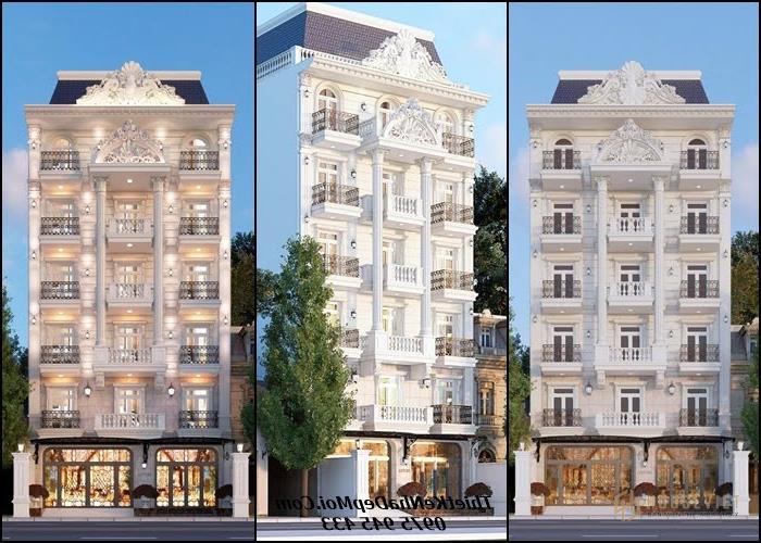 Mẫu khách sạn 3 sao 8 tầng năm 2022