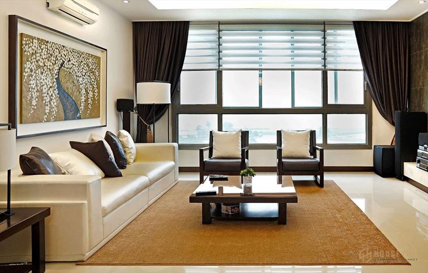 Sự sắp xếp khoa học trong thiết kế phòng khách sang trọng