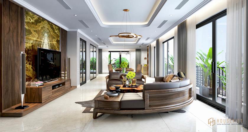 Nội thất được sử dụng đa dạng tùy theo yêu cầu của gia chủ