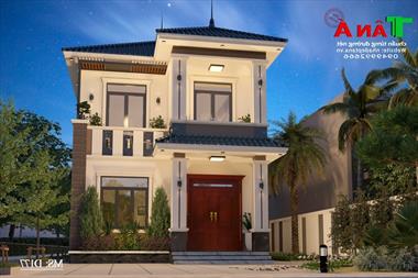 Mẫu nhà mái thái 7m 2 tầng đẹp ở Nghệ An - MS: D177