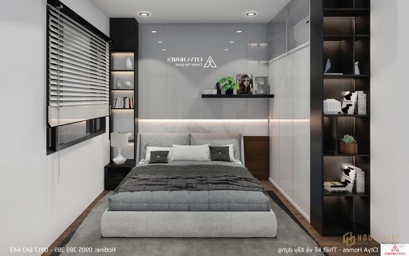 Thiết kế phòng ngủ nhỏ nhưng ấm áp, thư giãn_