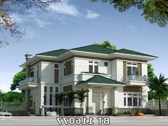 Nhà vuông 2 tầng mái thái BT116077