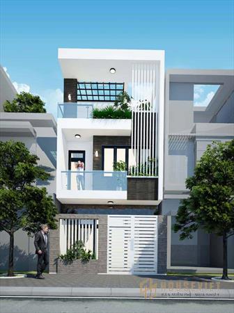 Mẫu thiết kế nhà 45m2 với không gian mở và thoáng mát