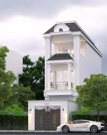 Mẫu thiết kế nhà tân cổ điển diện tích 40m2 Mẫu thiết kế nhà tân cổ điển diện tích 40m2