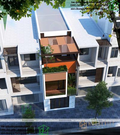 Mẫu nhà phố 3 tầng 4,5x15m NDNP3T46