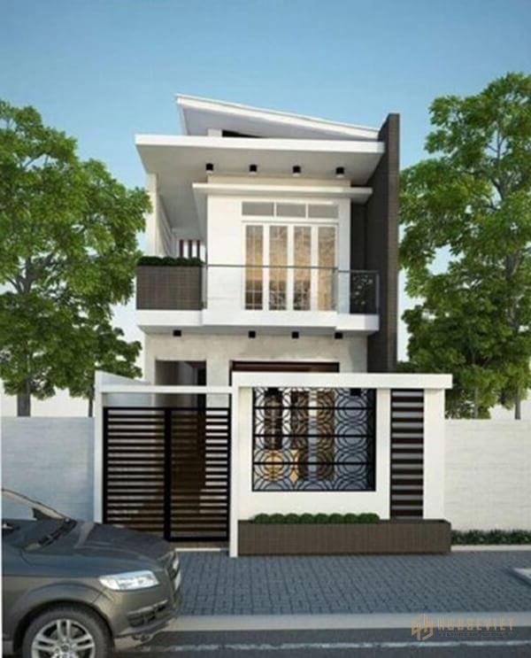 Mẫu thiết kế nhà 2 tầng đẹp, hiện đại tạo ấn tượng với người nhìn
