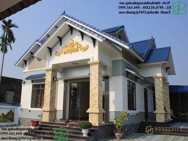Hình ảnh thực tế mẫu nhà cấp 4 mái thái NDNC475