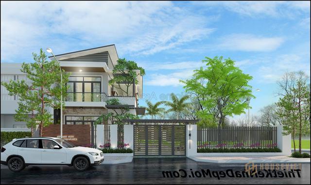 Hình ảnh mẫu nhà đẹp 2 tầng vừa ở vừa kinh doanh