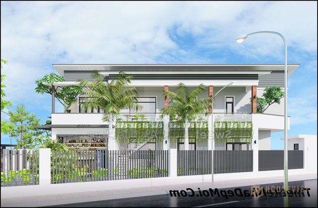 Không gian kiến trúc của mẫu nhà 2 tầng đẹp