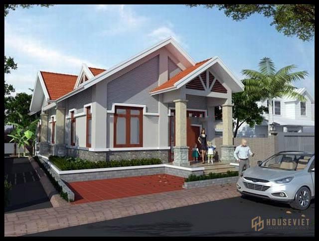 Mẫu nhà cấp 4 7x17