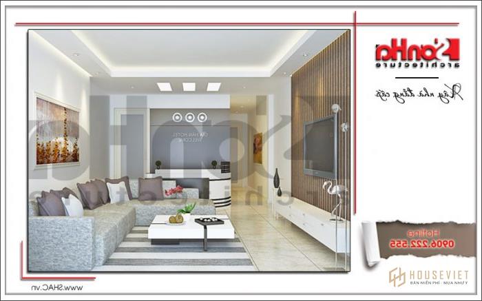 Mẫu thiết kế khách sạn mini 4 tầng kiến trúc cổ điển tại Sài Gòn - SH KS 0031 31 Mẫu thiết kế quầy lễ tân khách sạn mini 4 tầng kiến trúc cổ điển sh ks 0031