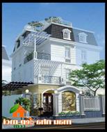 Biệt thự kiểu pháp 3 tầng đẹp diện tích 7x13m