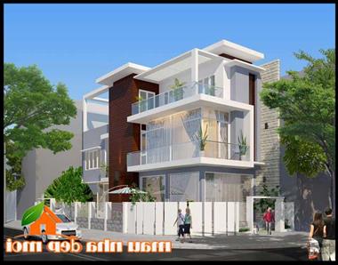 Mẫu biệt thự mini 3 tầng đẹp diện tích 5x15m