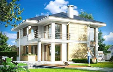 Mẫu biệt thự 2 tầng 4 phòng ngủ mang đến sự Sang trọng