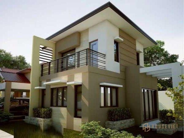 Mẫu nhà phố 2 tầng mặt tiền 7m được nhiều gia đình săn đón