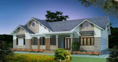 Bản vẽ nhà cấp 4 có sân vườn 10,1 x 21,9m