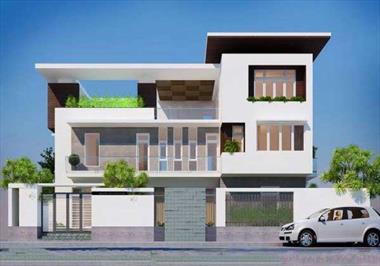 Thiết kế biệt thự hiện đại hướng nam diện tích 250m2