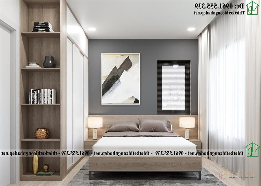 Phòng ngủ số 1: Thiết kế nội thất hiện đại sang trọng