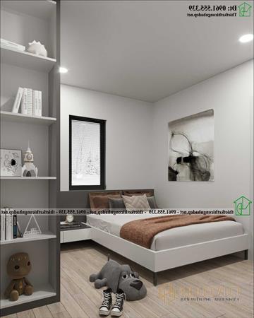 Phòng ngủ số 2: Thiết kế nội thất phòng ngủ hiện đại giá rẻ