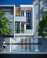 Bản vẽ thiết kế nhà 3 tầng 5x20m đẹp của siêu mẫu Thu Hà
