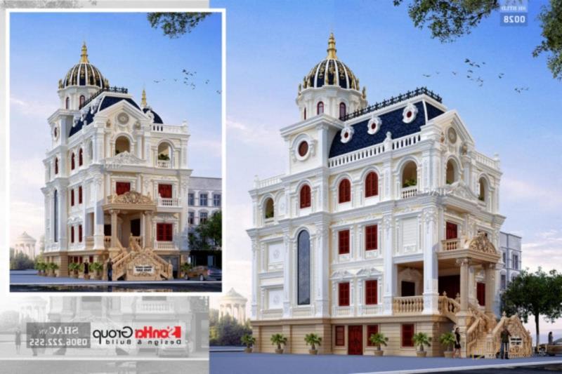 biệt thự lâu đài 3 tầng