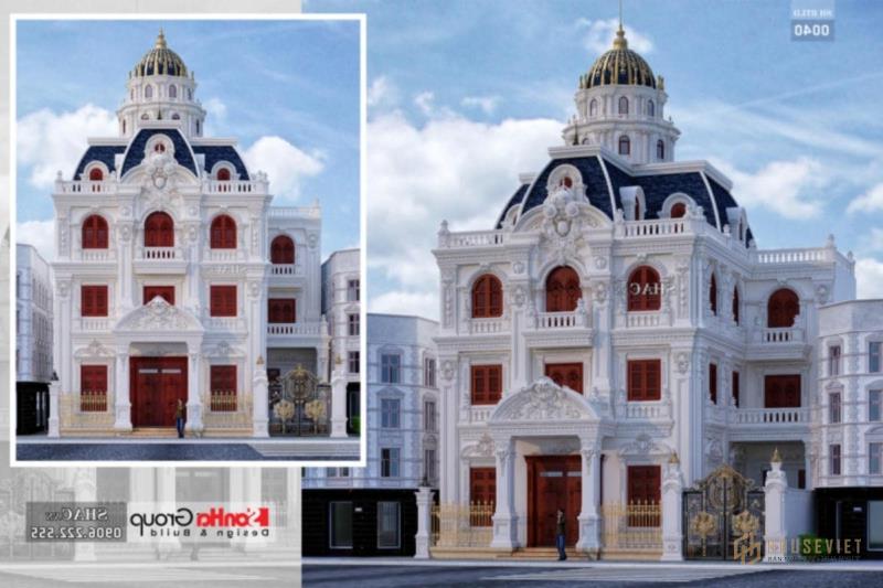 biệt thự lâu đài 3 tầng