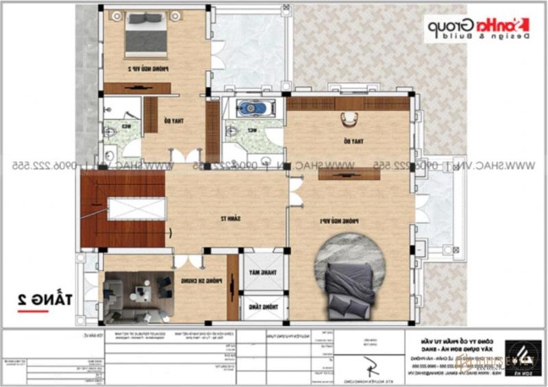 biệt thự lâu đài 3 tầng