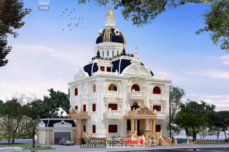 biệt thự lâu đài 3 tầng