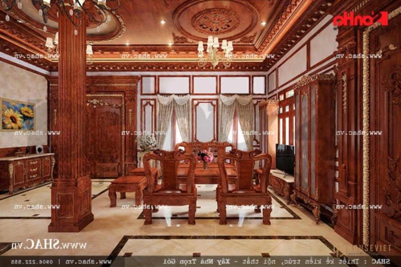 biệt thự lâu đài 3 tầng