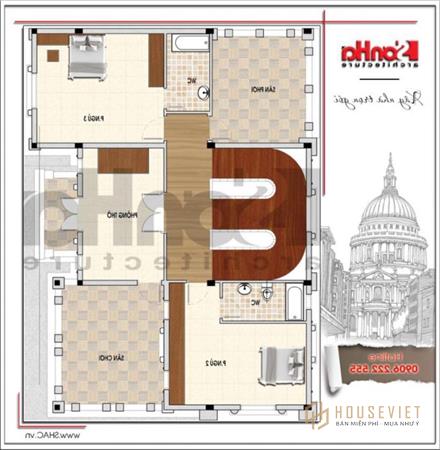 biệt thự lâu đài 3 tầng