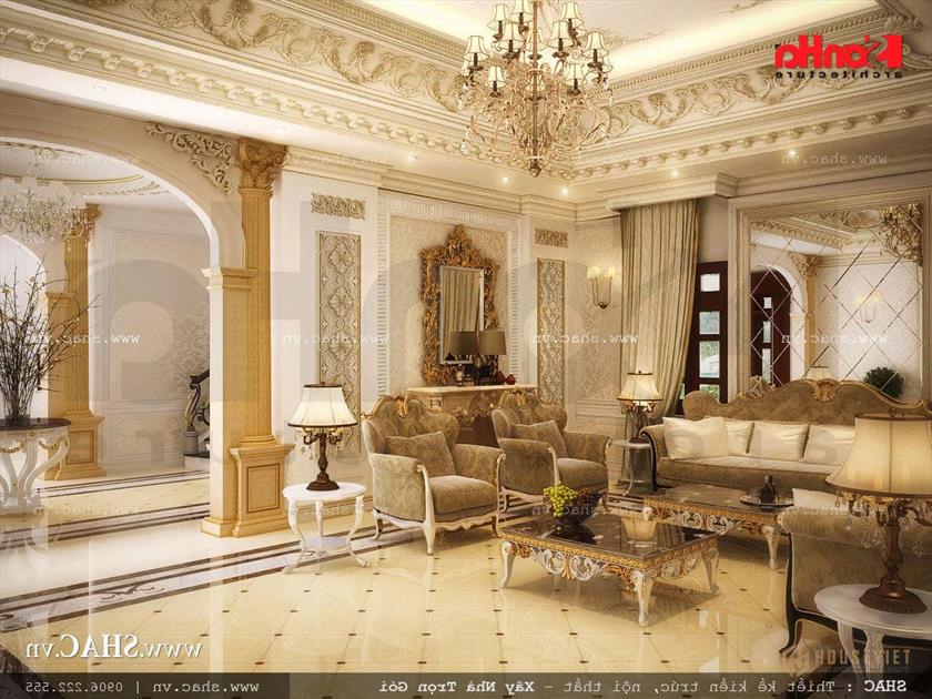 biệt thự lâu đài 3 tầng