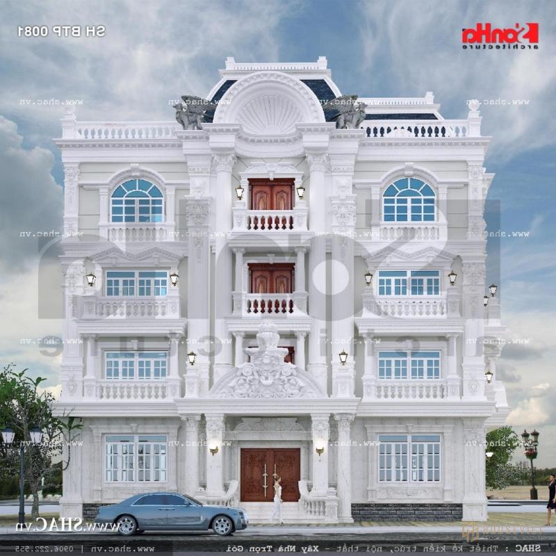 biệt thự lâu đài 3 tầng