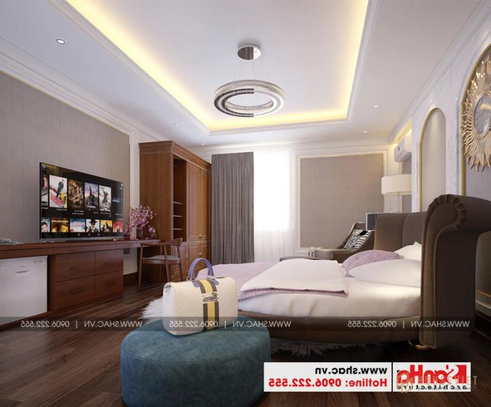 Phương án thiết kế phòng ngủ đẹp phong cách sang trọng 